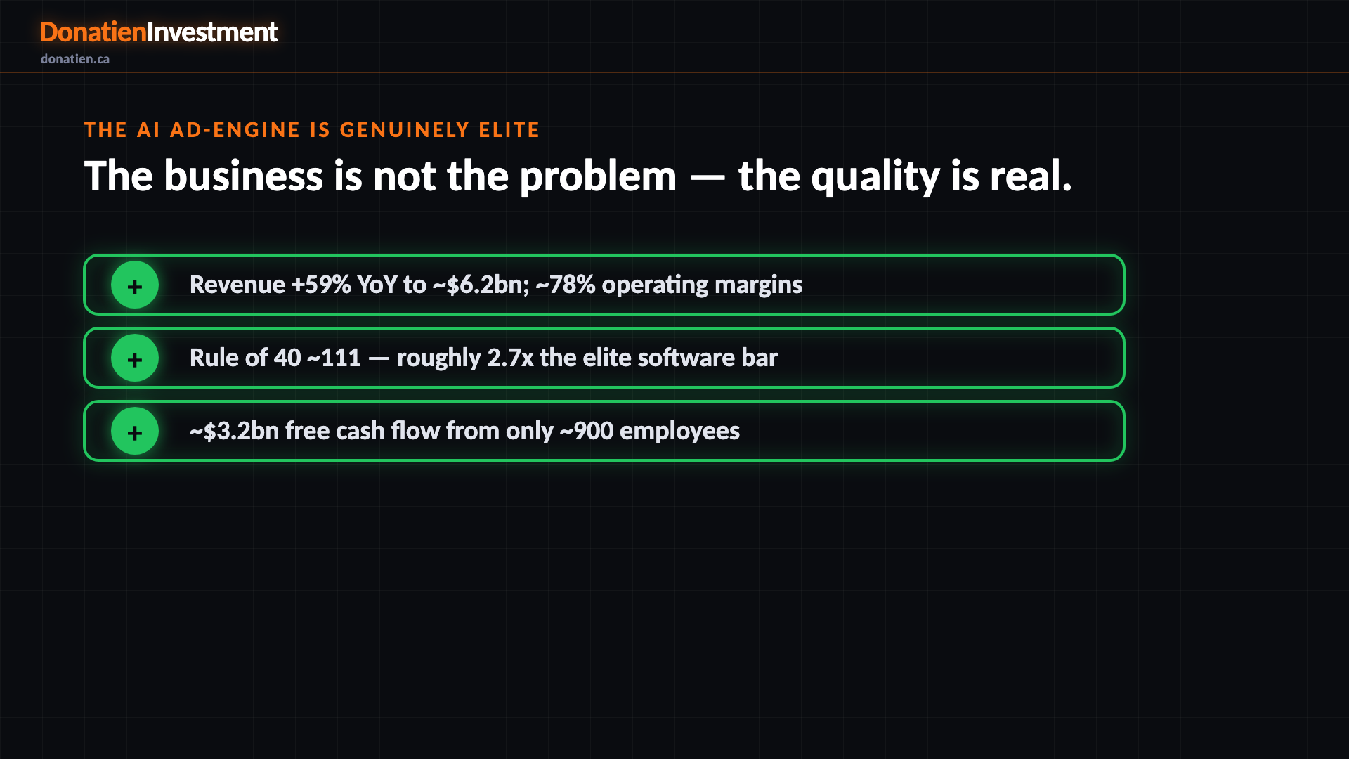 The AI ad-engine is genuinely elite