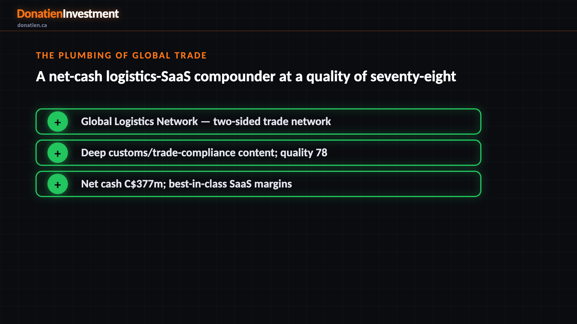 The plumbing of global trade
