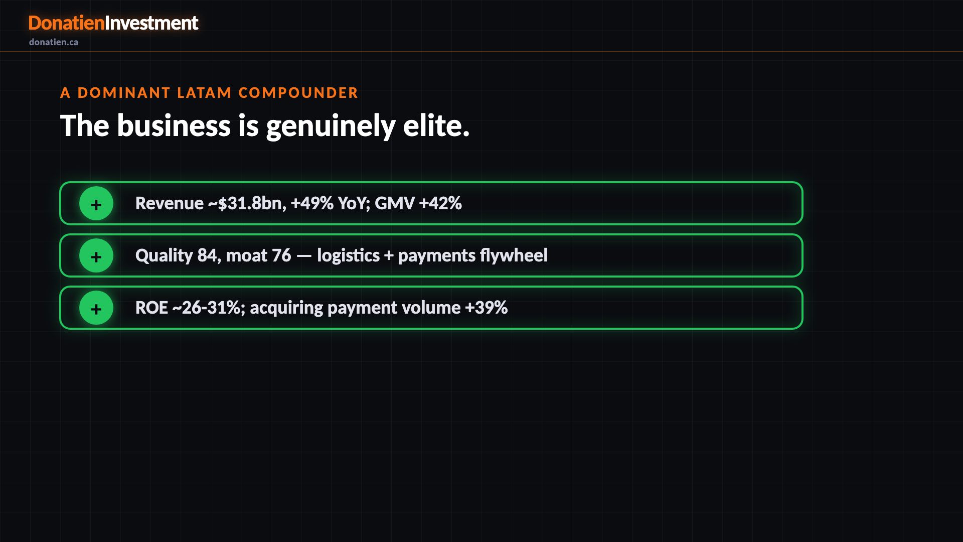 A dominant LatAm compounder
