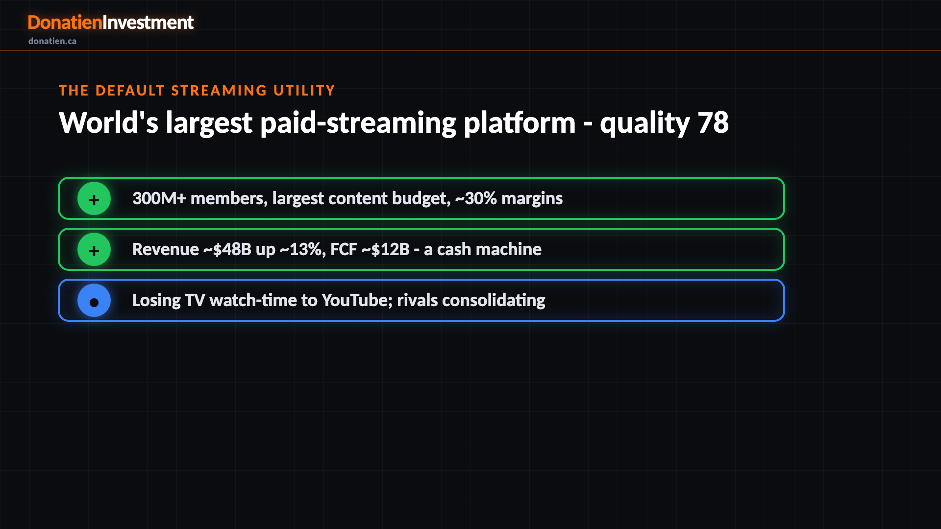 The default streaming utility