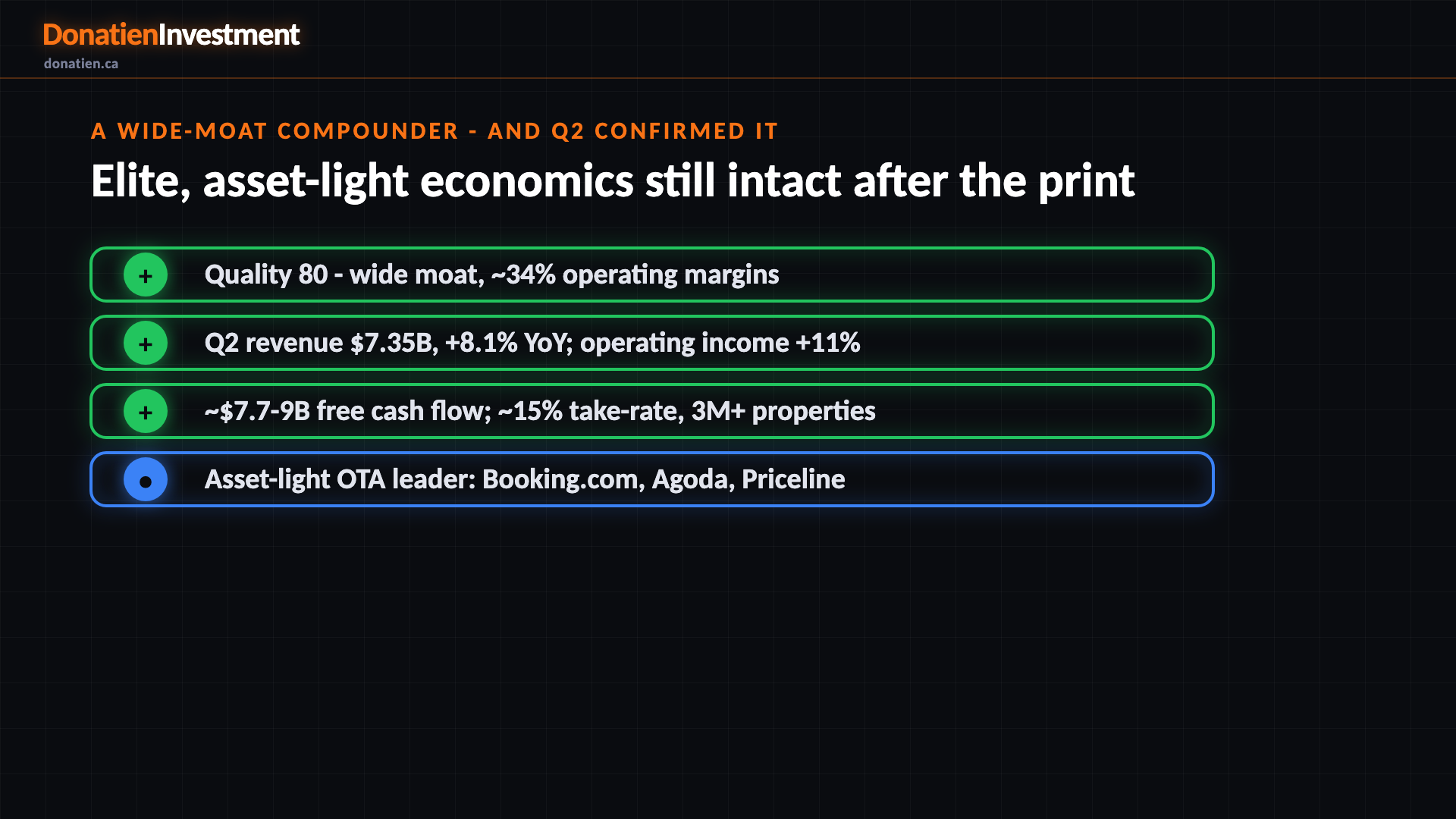 A wide-moat compounder - and Q2 confirmed it