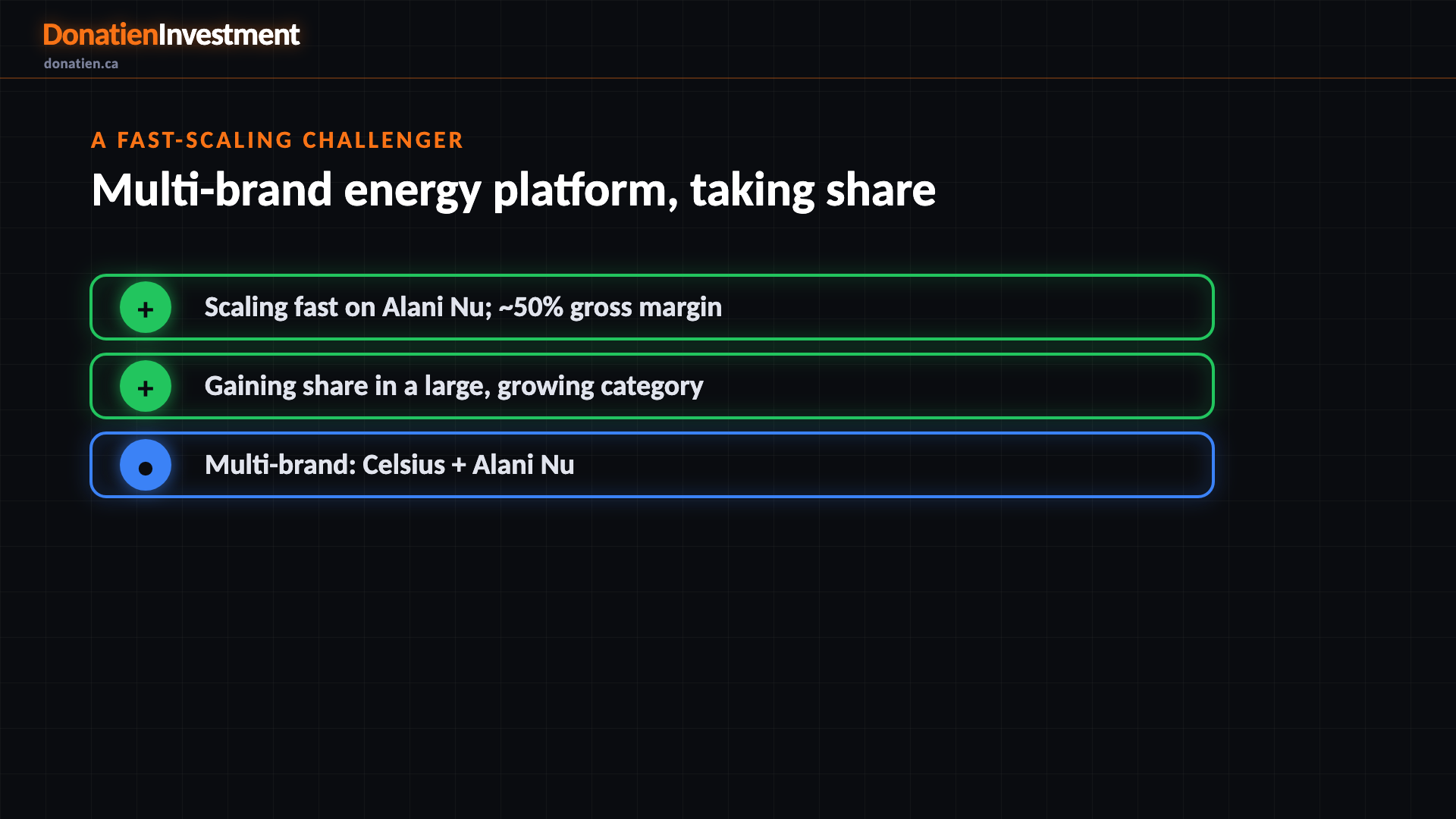 A fast-scaling challenger