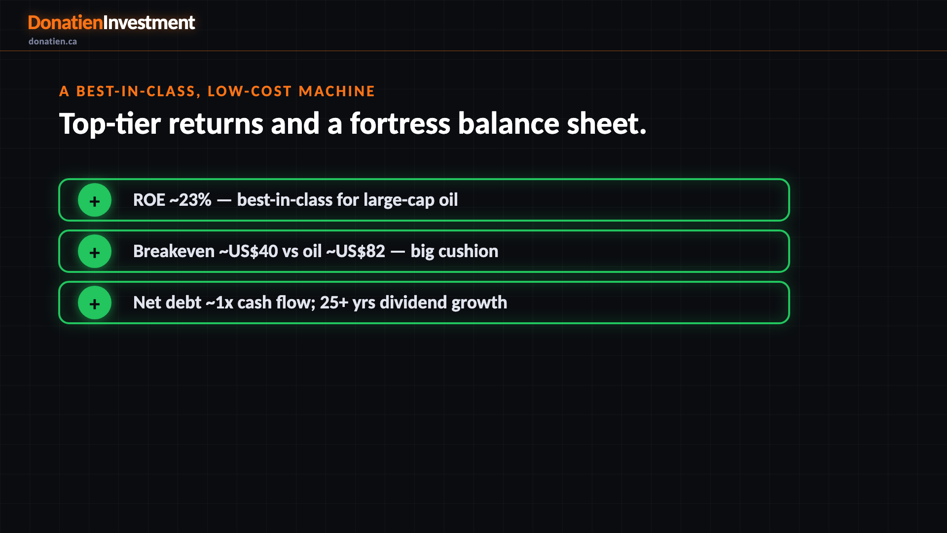 A best-in-class, low-cost machine