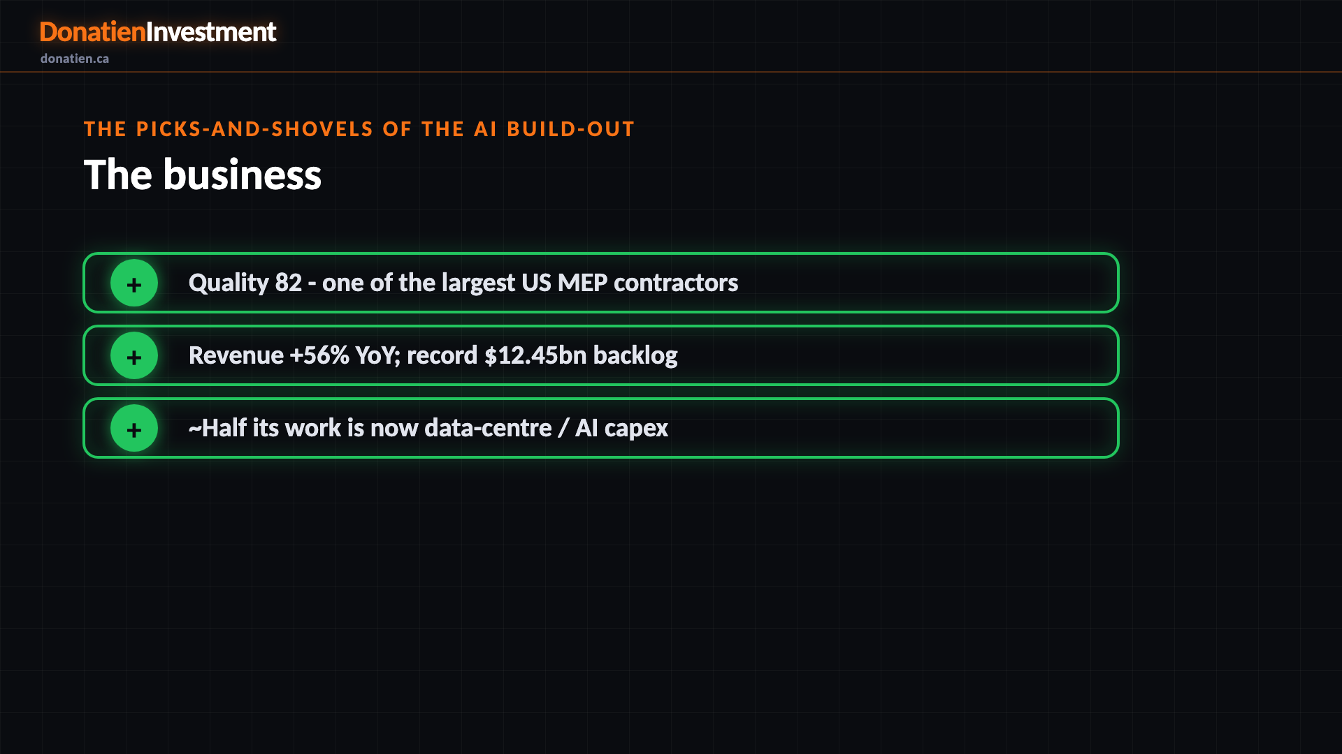 The picks-and-shovels of the AI build-out