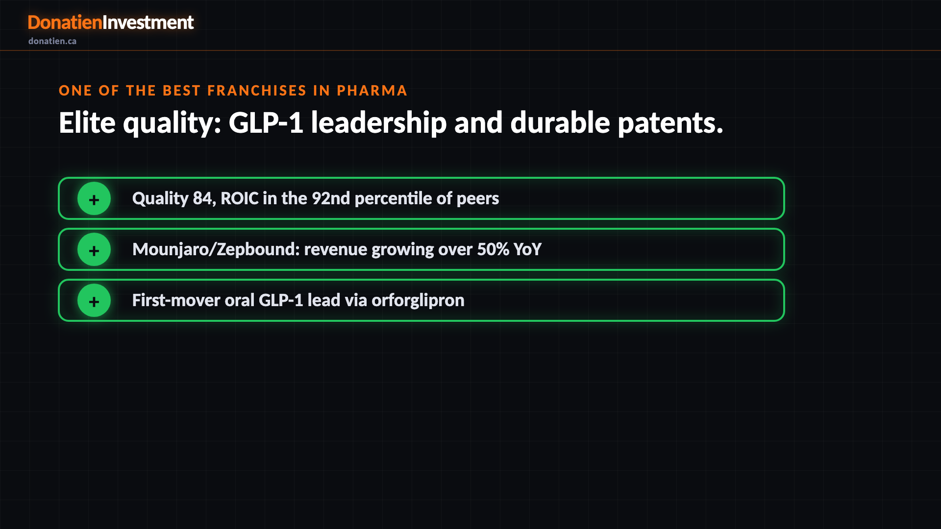 One of the best franchises in pharma