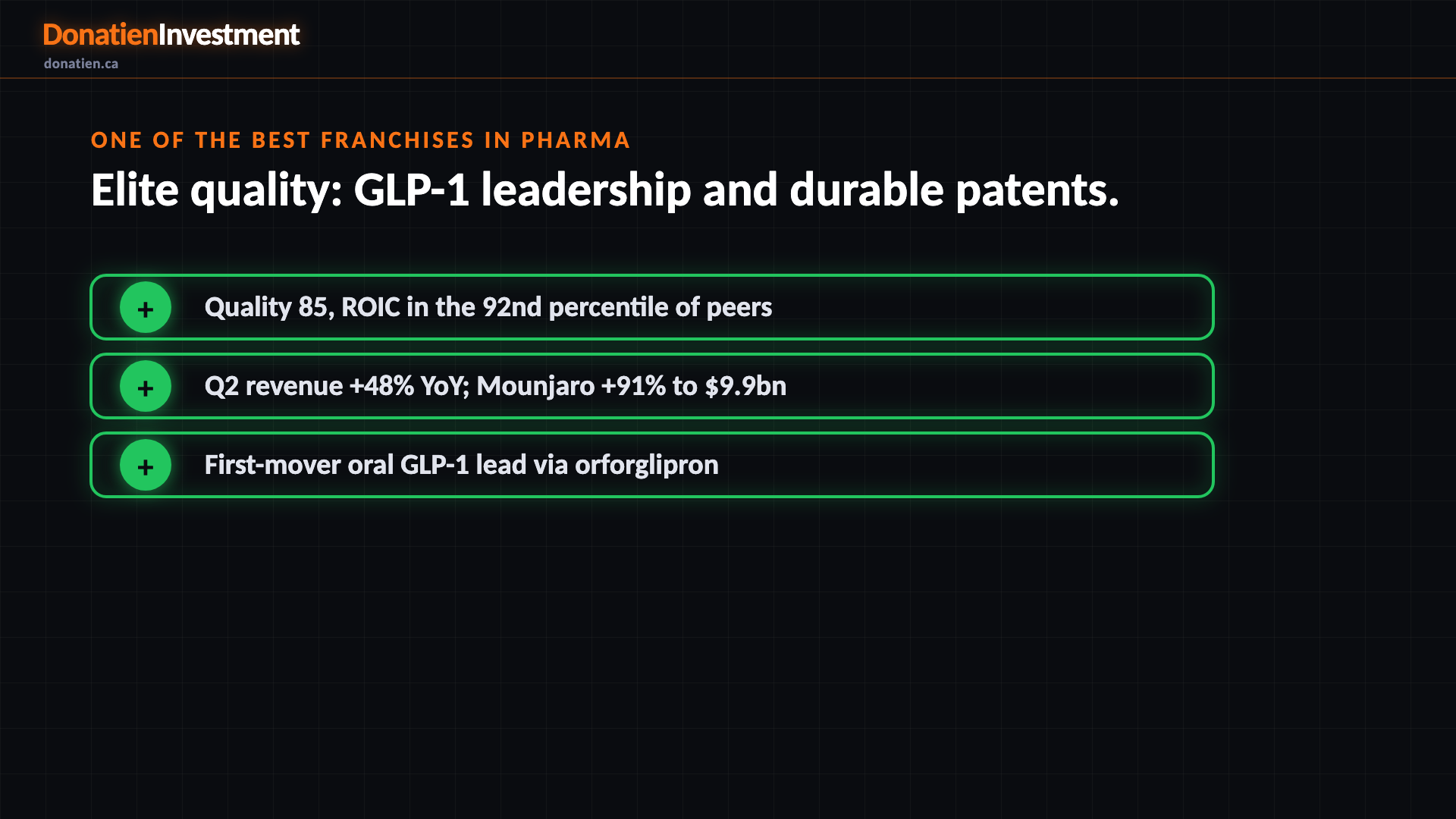 One of the best franchises in pharma