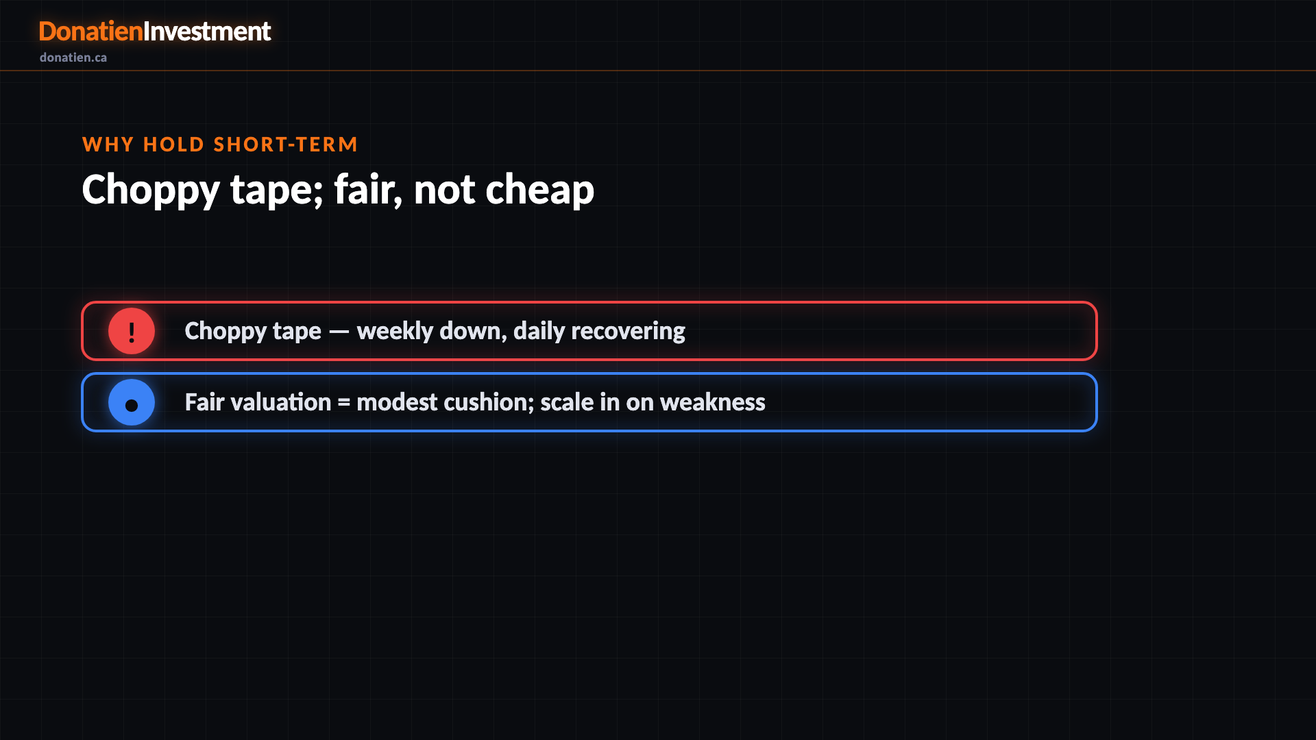 Why hold short-term
