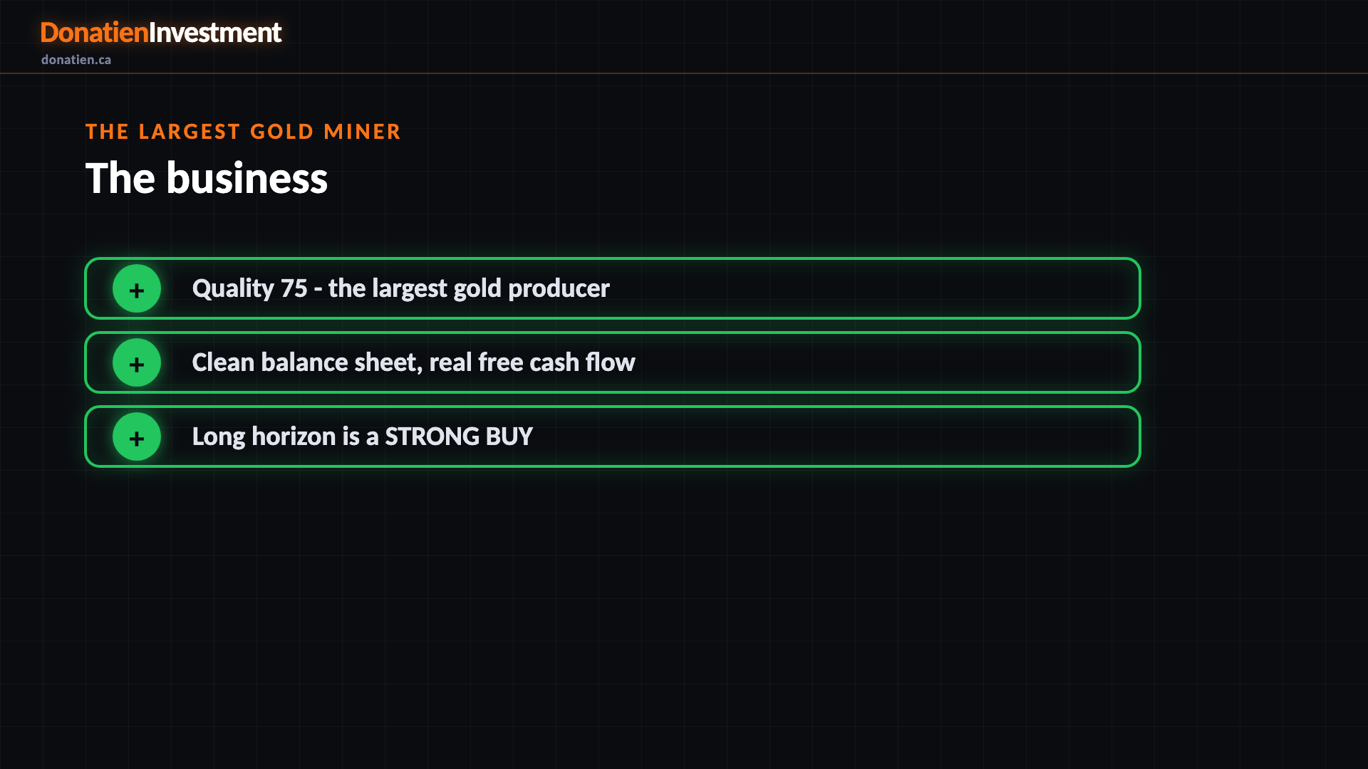 The largest gold miner