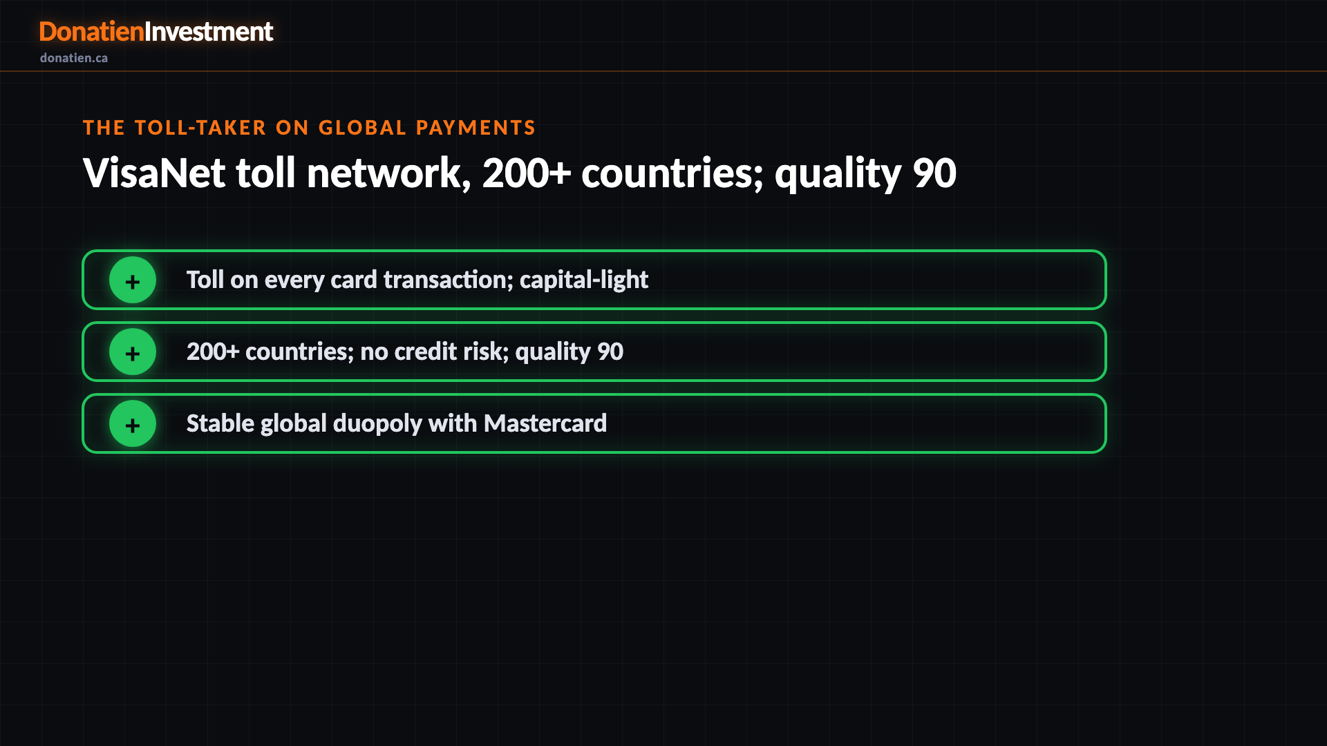 The toll-taker on global payments